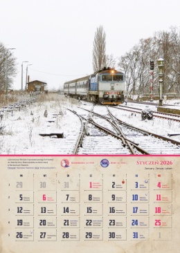 Kalendarz kolejowy Kolej Podsudecka 2026