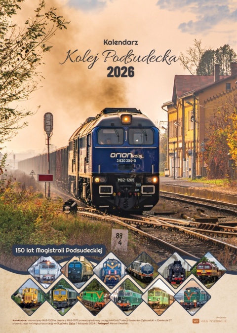 Kalendarz kolejowy Kolej Podsudecka 2026