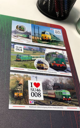 Magnes na lodówkę - SU45-011 - Kultowe Lokomotywy Kolei Podsudeckiej
