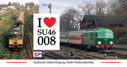 Magnes na lodówkę - SU46-008 - Kultowe Lokomotywy Kolei Podsudeckiej