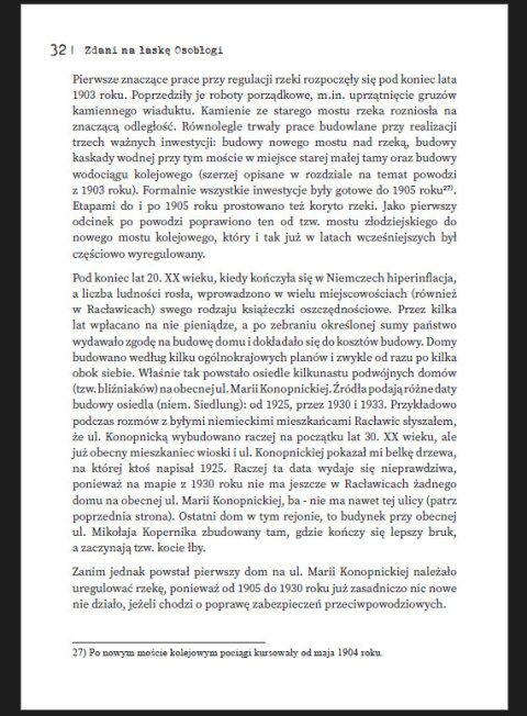 Zdani na łaskę Osobłogi - największe powodzie w dziejach Racławic Śląskich Zdani na łaskę Osobłogi - największe powodzie w dziejach Racławic Śląskich
