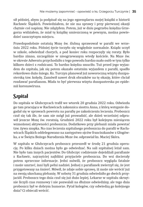 eBook - Nie możemy zapomnieć. Opowieść o księdzu Grzegorzu Turczynie - wersja pdf eBook - Nie możemy zapomnieć. Opowieść o księdzu Grzegorzu Turczynie - wersja pdf