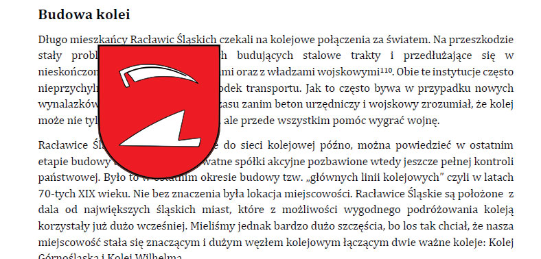 Monografia książkowa Racławic Śląskich wkrótce w druku